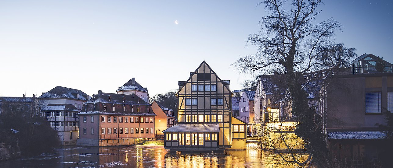 Das Eckerts Bamberg Genuss im Fluss, Hotel Nepomuk, Weltkulturerbe